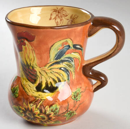 Orange Rooster Mug