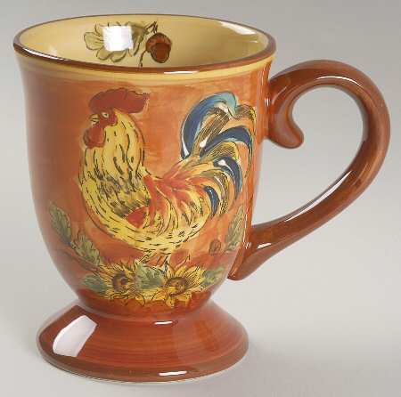 Orange Rooster Mug