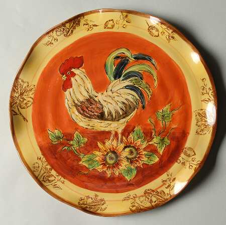 Orange Rooster Cheese Tray