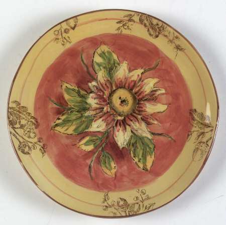 Orange Rooster Salad Plate