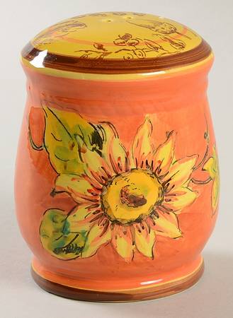 Orange Rooster Salt Shaker