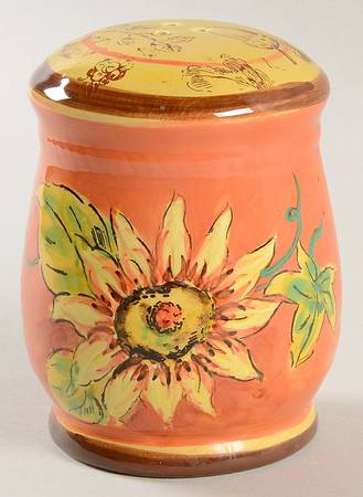 Orange Rooster Pepper Shaker