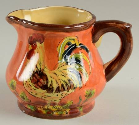 Orange Rooster Creamer