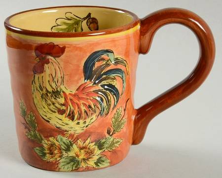 Orange Rooster Mug