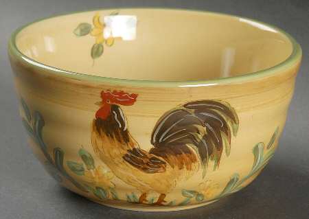 Honey Rooster Soup/Cereal Bowl