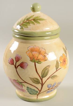 Spring Bloom Large Canister & Lid