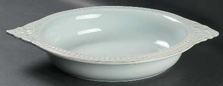 Venice Light Blue 17" Oval Baker