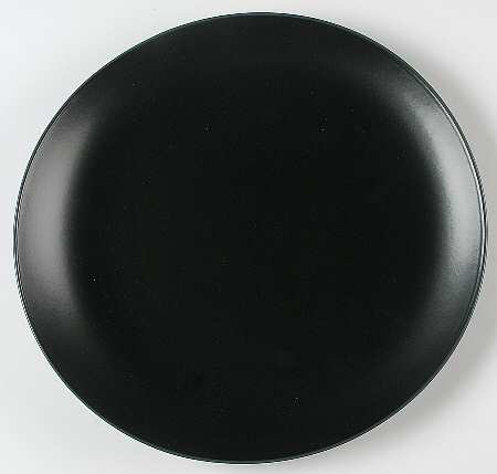 Curve Black 13" Chop Plate (Round Platter)