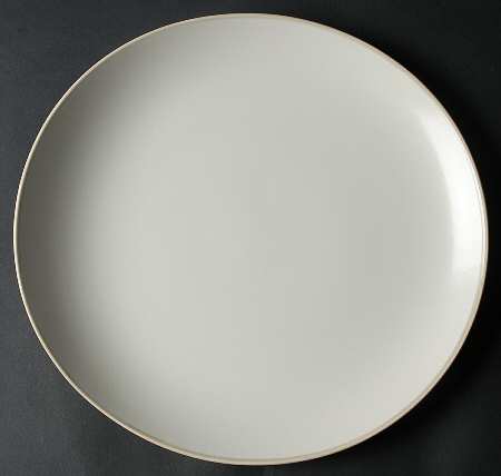 Curve Cream 13" Chop Plate (Round Platter)