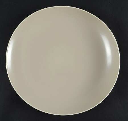 Curve Khaki 12" Chop Plate (Round Platter)