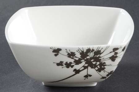 Floral Silhouette Fruit/Dessert (Sauce) Bowl