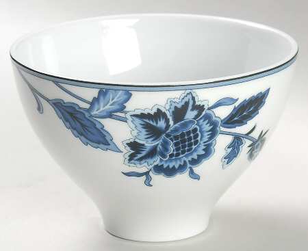 Indigo Bloom Rice Bowl