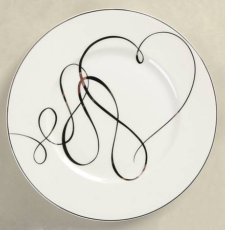 Love Story Accent Salad Plate