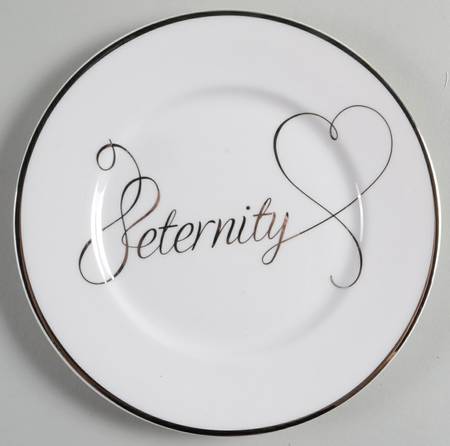 Love Story Appetizer Plate