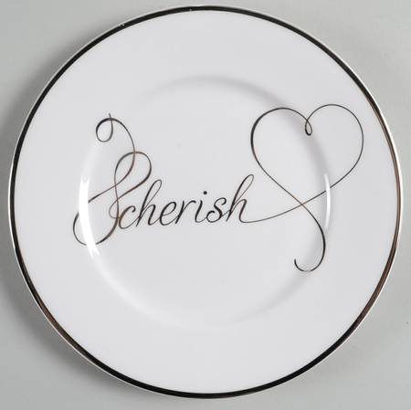 Love Story Appetizer Plate