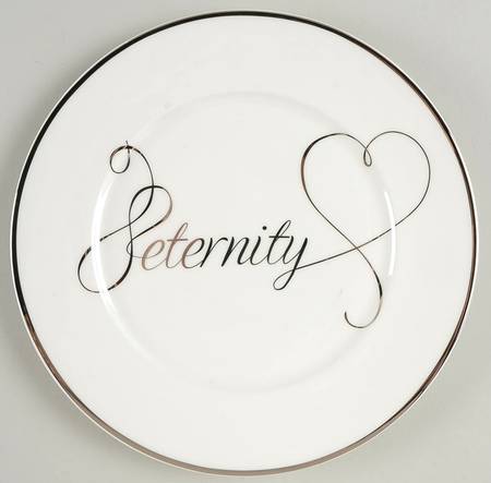 Love Story Luncheon Plate