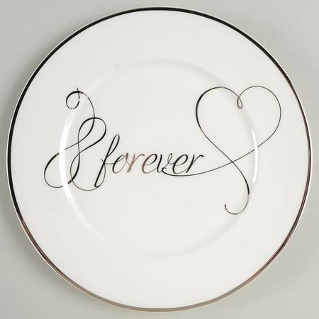 Love Story Luncheon Plate