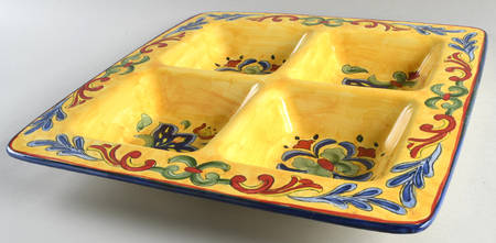 Yellow Talavera 4 Part Relish
