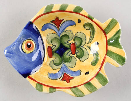 Yellow Talavera Dipping Plate