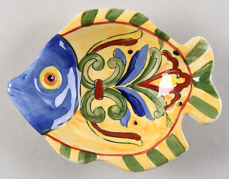 Yellow Talavera Dipping Plate
