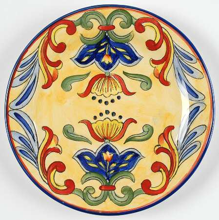 Yellow Talavera Salad Plate