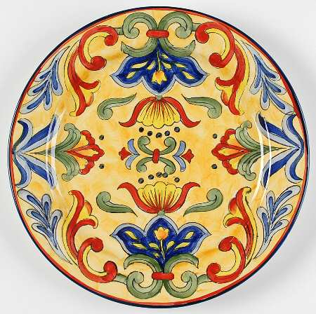 Yellow Talavera Dinner Plate