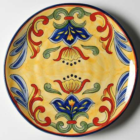 Yellow Talavera Salad Plate
