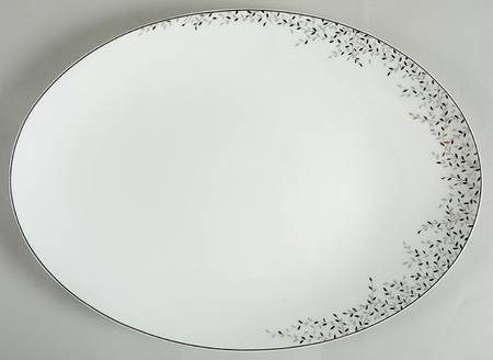 Shimmer Vine 15" Oval Serving Platter