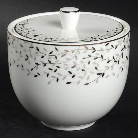 Shimmer Vine Sugar Bowl & Lid