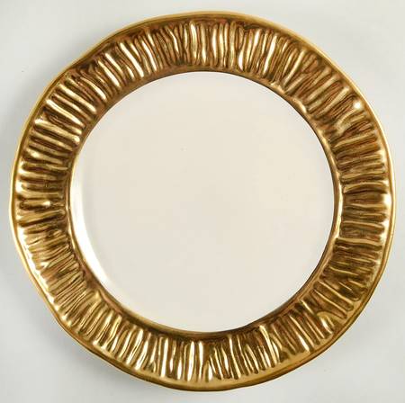 Coil Gold Salad Plate