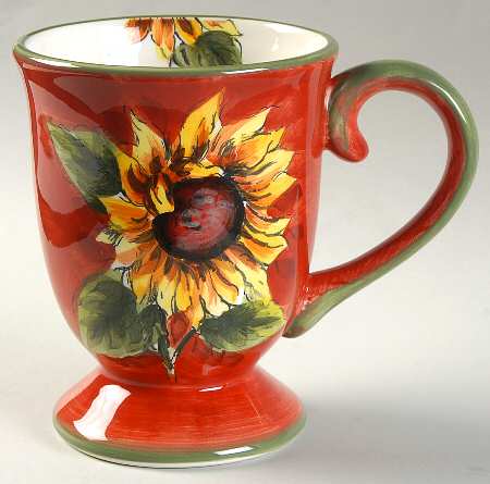 Red Sunflower Mug