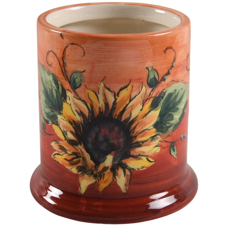 Sunset Sunflower Medium Canister No Lid
