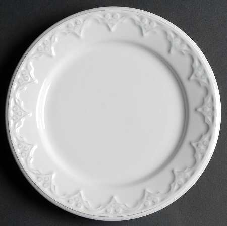 Batalha White Salad/Dessert Plate