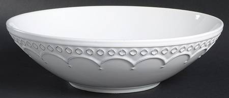 Batalha White 11" Round Serving Bowl