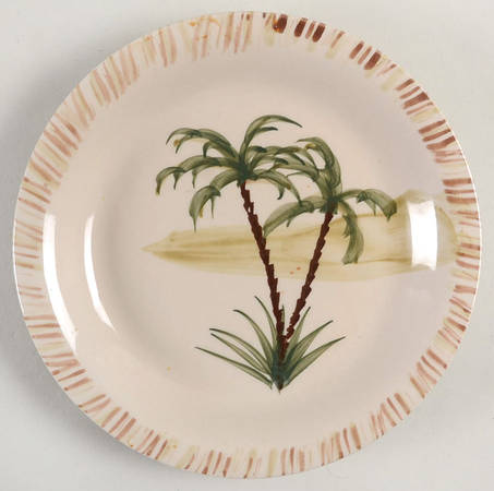 Tropic Palm Salad Plate