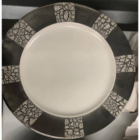 Amalfi Platinum Dinner Plate