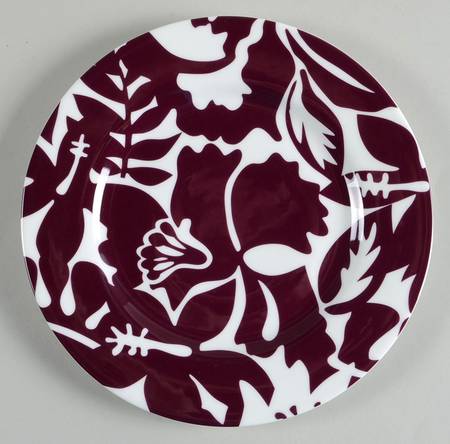 Claret Salad Plate