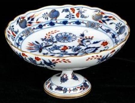 Blue Onion Rich Round Compote (Height X Width)