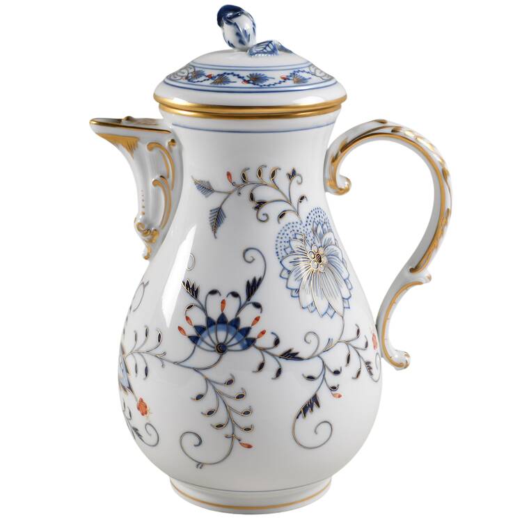 Blue Onion Rich Coffee Pot & Lid