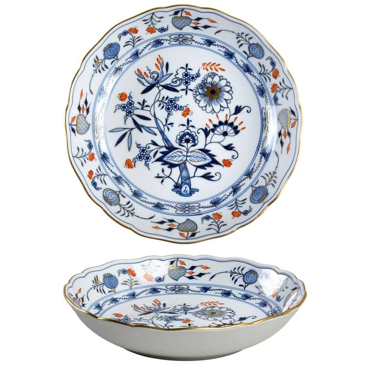 Blue Onion Rich 10" Round Vegetable Bowl