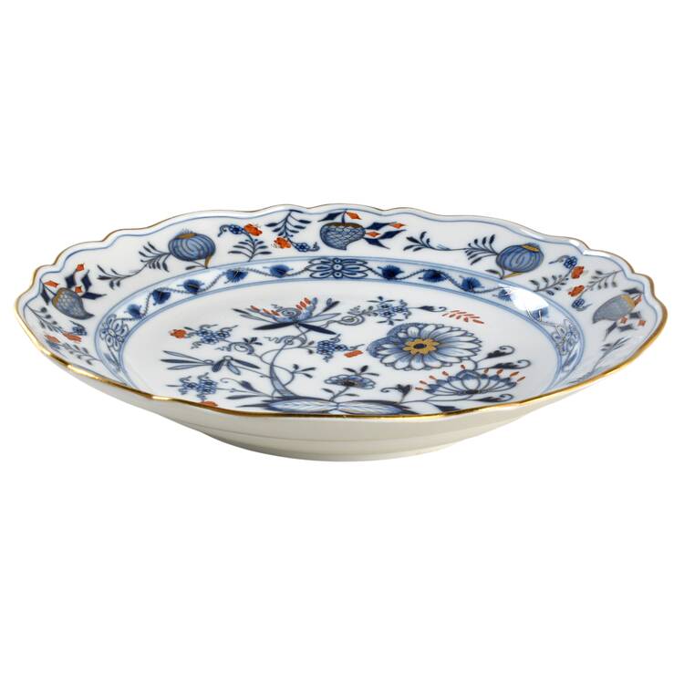 Blue Onion Rich 13" Deep Round Platter