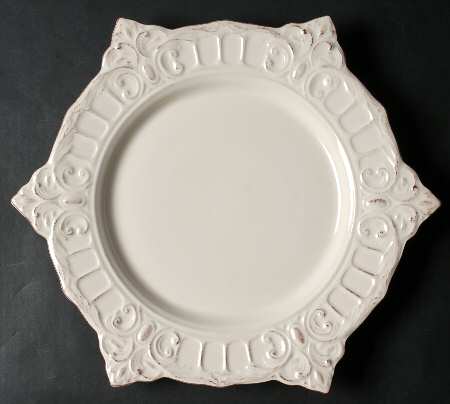 Venice Cream Service Plate (Charger)