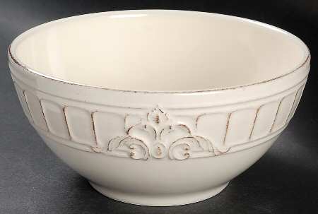 Venice Cream 7" Round Serving Bowl