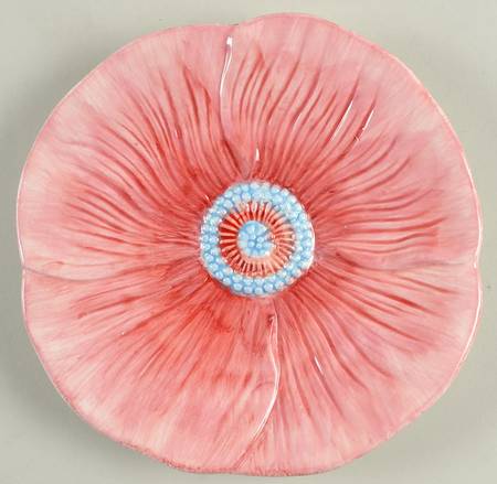 Flowers Salad Plate
