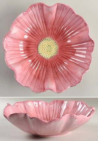Flowers 12" Round Serving Bowl