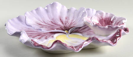 Flowers 1 Piece Chip & Dip