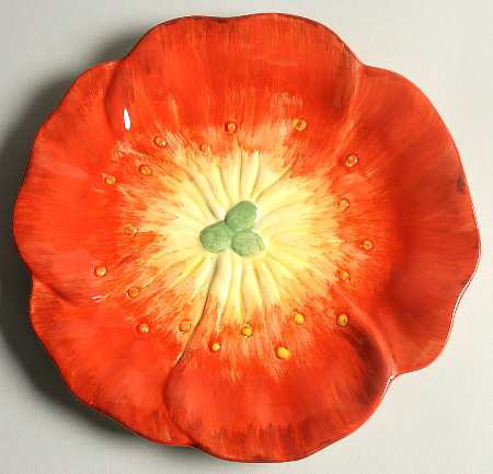 Flowers Salad Plate