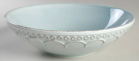Batalha Blue 11" Round Serving Bowl