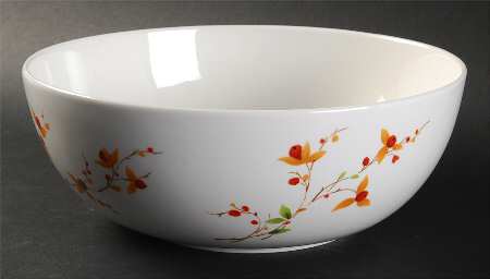 Bittersweet Branches 9" Round Vegetable Bowl