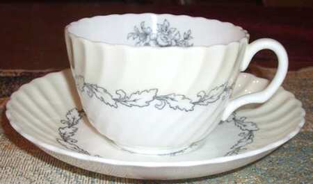 Ardmore Ivory Flat Cup & Saucer Set